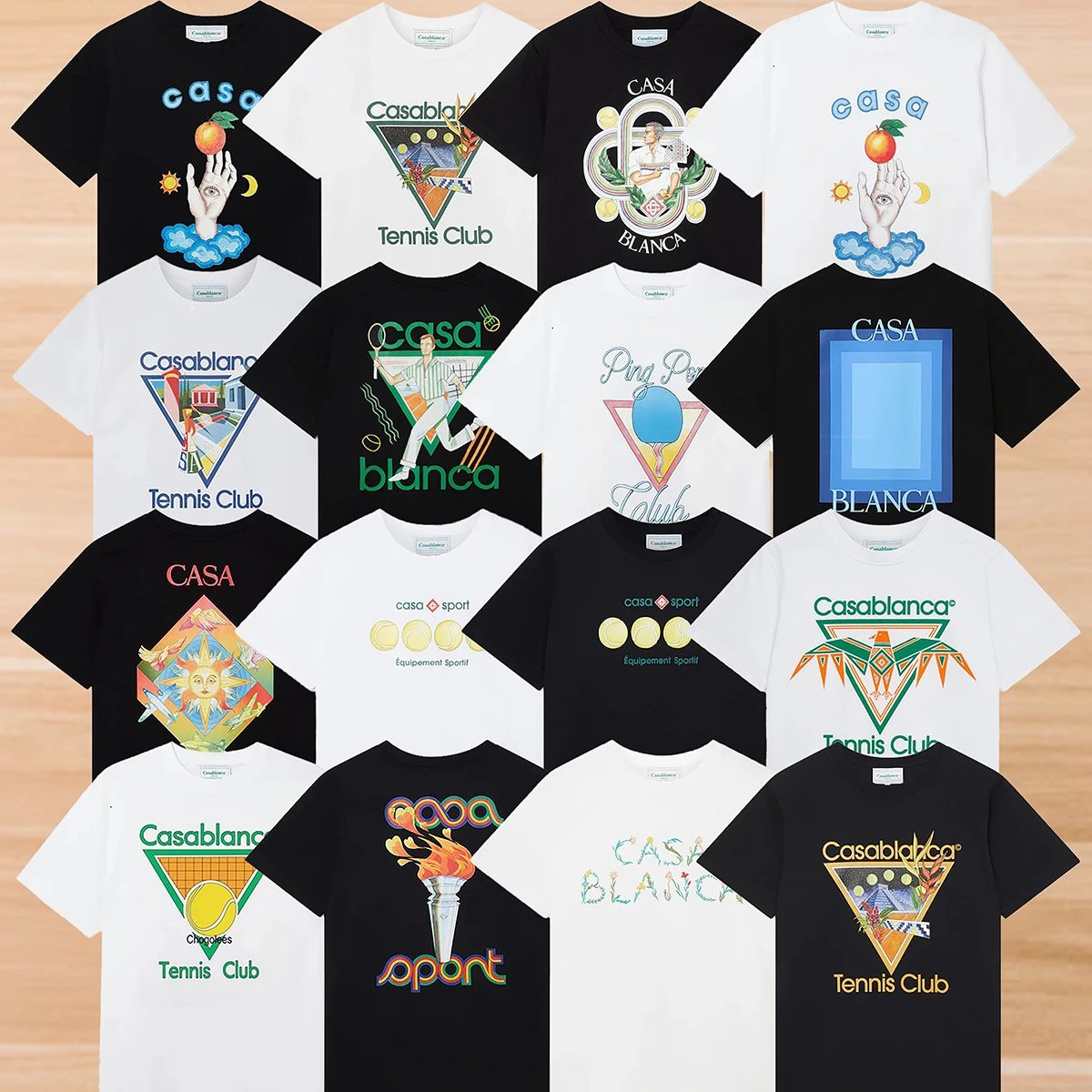 Casablanca Graphic Short Sleeve T-Shirt Collection