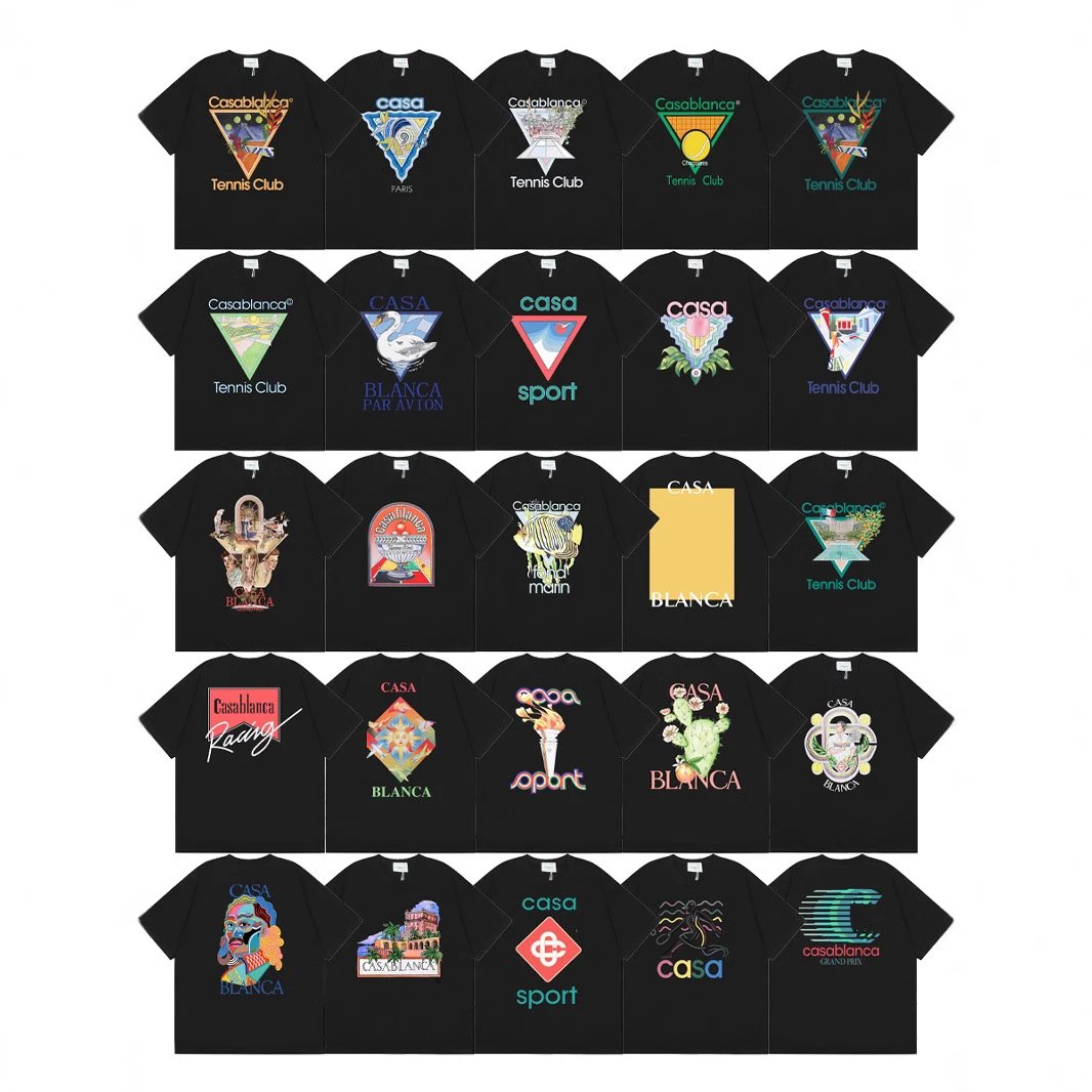 Casablanca Graphic Short Sleeve T-Shirt Collection