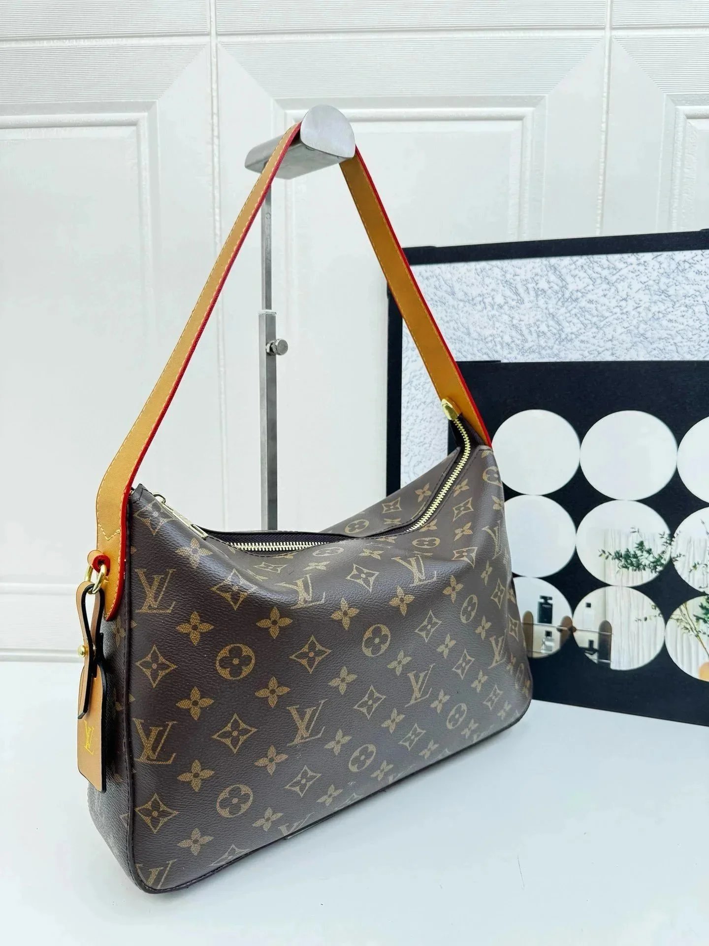 Louis Vuitton Crossbody Bags Monogram drawstring bag with braided chain strap image 9