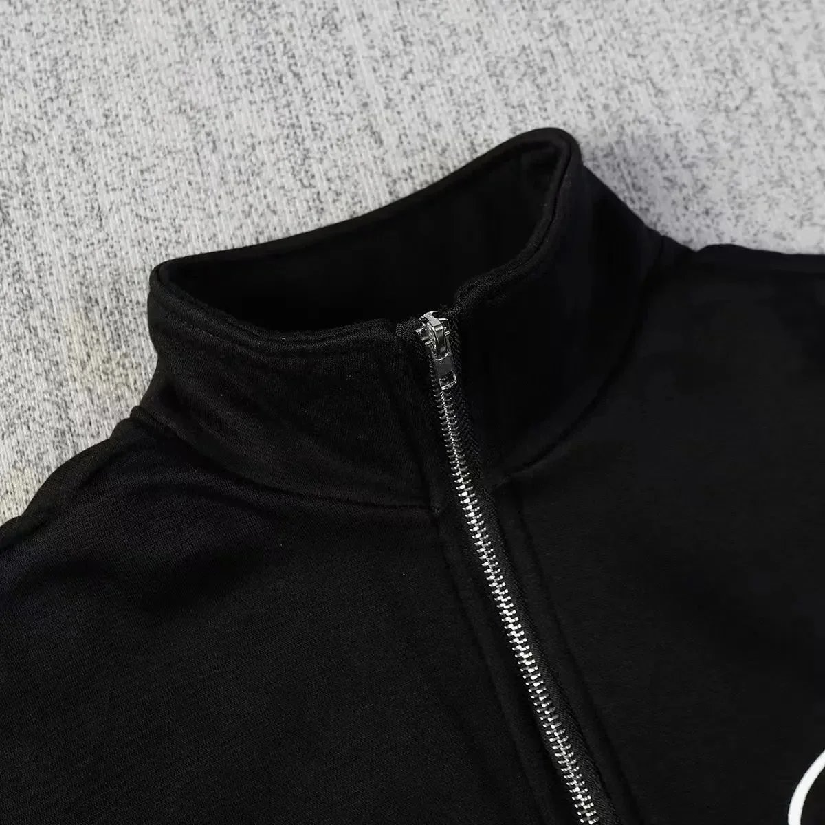 Corteiz Track Jacket Black - 8
