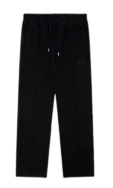 Christian Dior Black Embroidered Sweatpants - 4