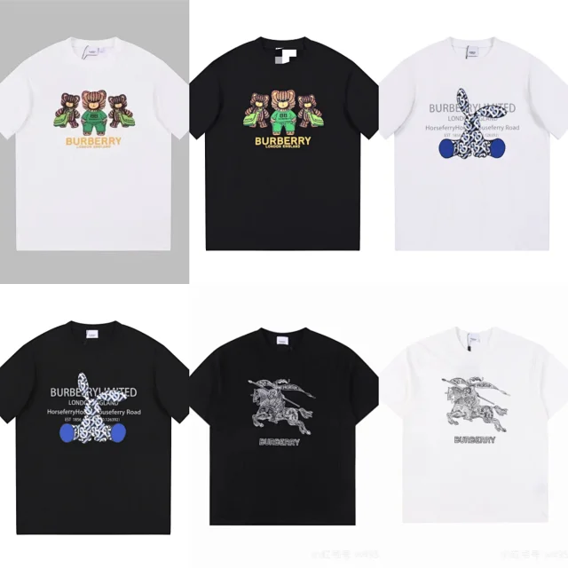 Burberry T-Shirts Short-Sleeve Graphic Print T-Shirt product detail image 1