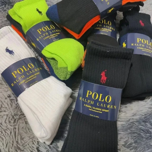 Ralph Lauren Socks Classic Sport ribbed crew product detail image 2
