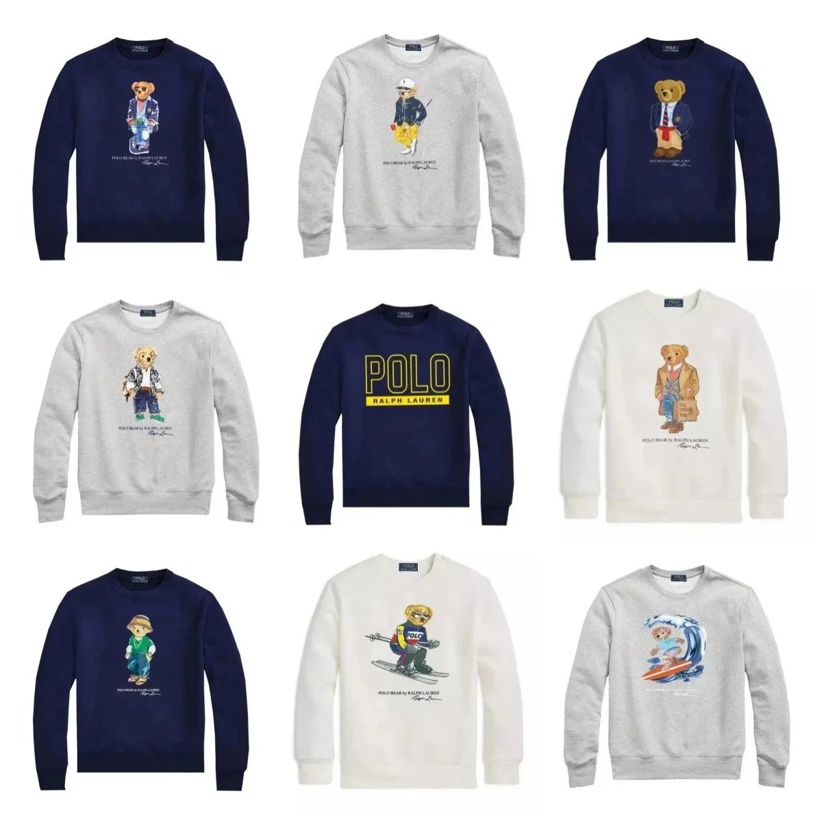 Ralph Lauren Various Color Long Sleeve Sweatshirts