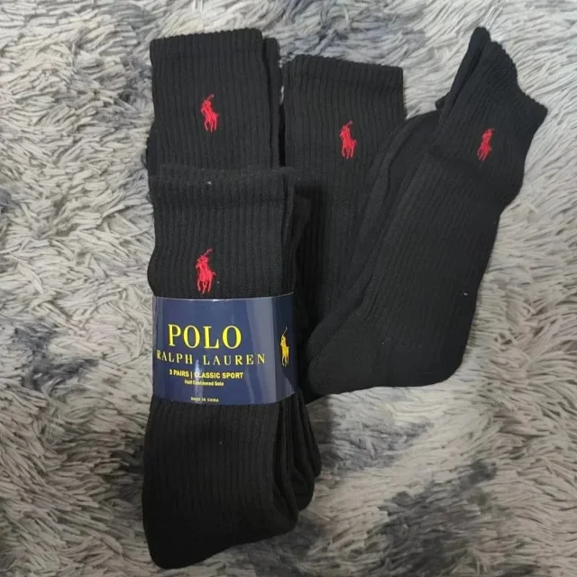Ralph Lauren Socks Classic Sport ribbed crew product detail image 5