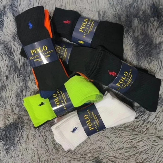 Ralph Lauren Socks Classic Sport ribbed crew product detail image 3