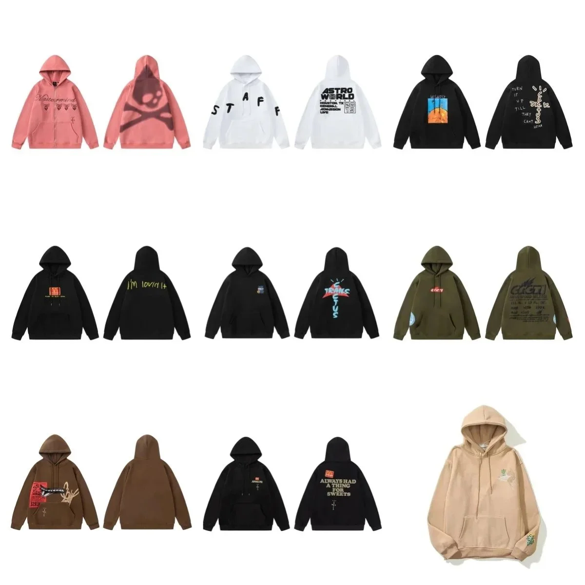 Travis Scott Hoodie(+2 Color)                     