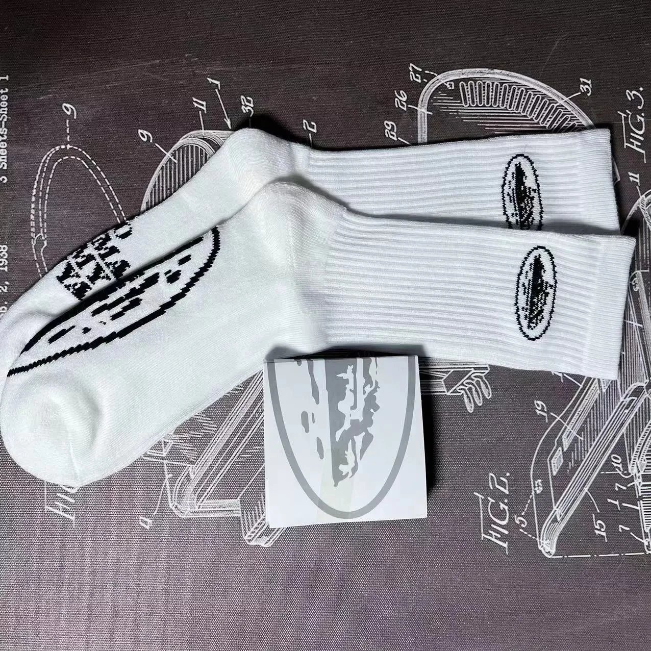 202300021 游轮白色 袜子