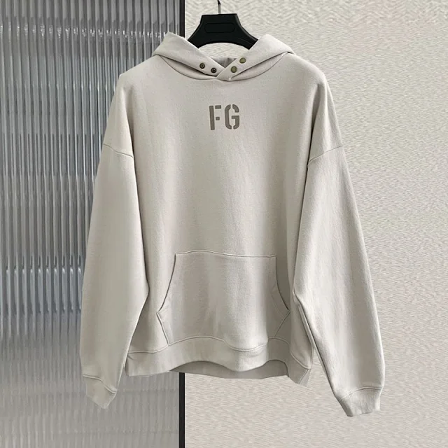 Fear of God Hoodies & Sweatshirts Essentials arched logo hoodie product detail image 9