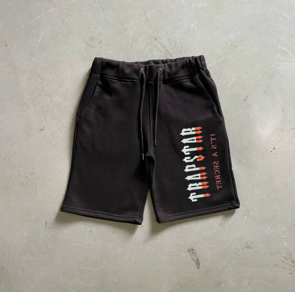 Black Orange Gradient Shorts