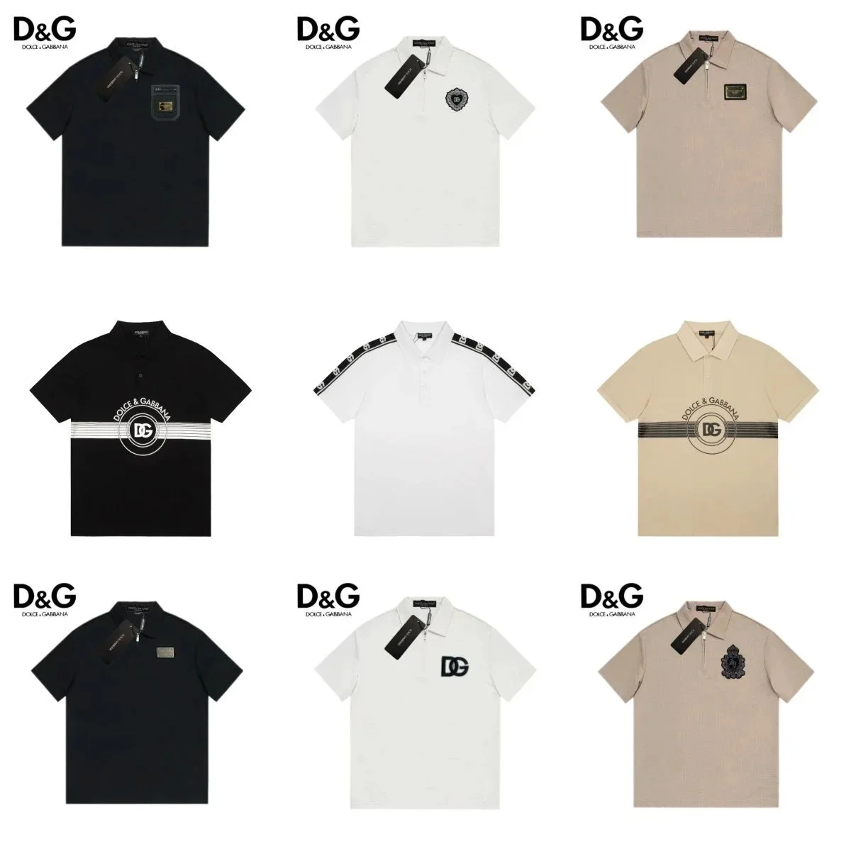 DOLC . GABBANA Polo（40  Styles）