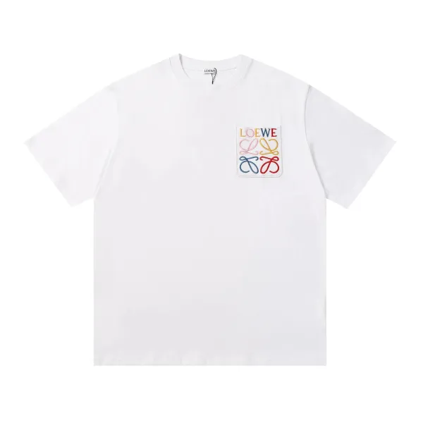 Loewe Anagram Patch T-Shirt White - 1