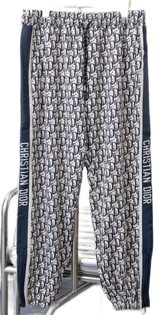 Dior Oblique Print Track Pants Black Sweatpants product detail 9 in Litbuy spreadsheet finds