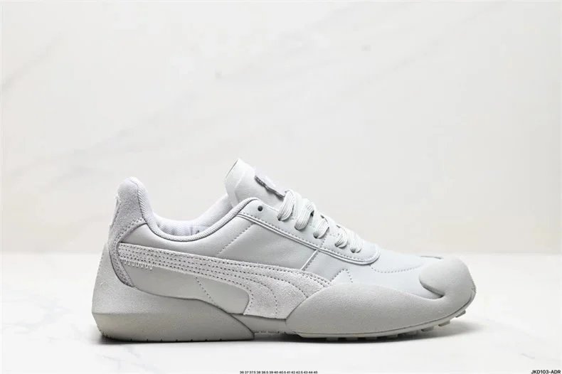 Puma RS-X3 White Brown Suede Sneakers - 6