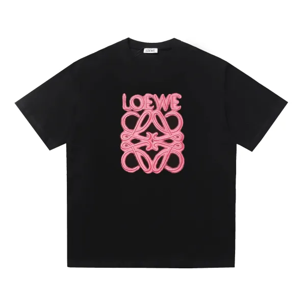 Loewe Penguin Embroidered Beige T-Shirt - 6