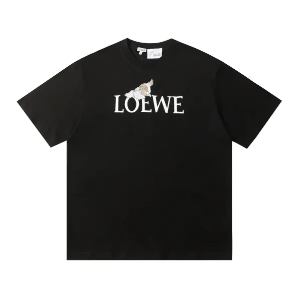 Loewe x Studio Ghibli Totoro Logo Black T-Shirt - 1