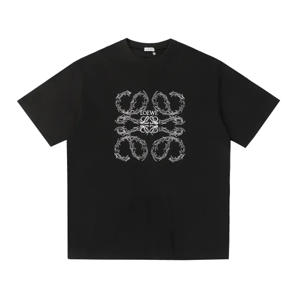 Loewe Thorn Motif T-Shirt Black - 1