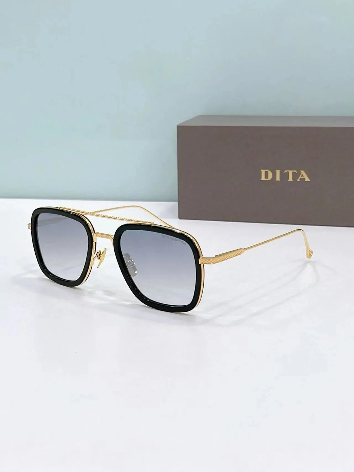 DITA Flight 60 Gold Frame Gradient Gray Sunglasses product detail 9 in Litbuy spreadsheet finds