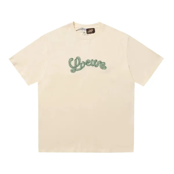 Loewe x Paula's Ibiza Cactus Logo Beige T-Shirt - 1