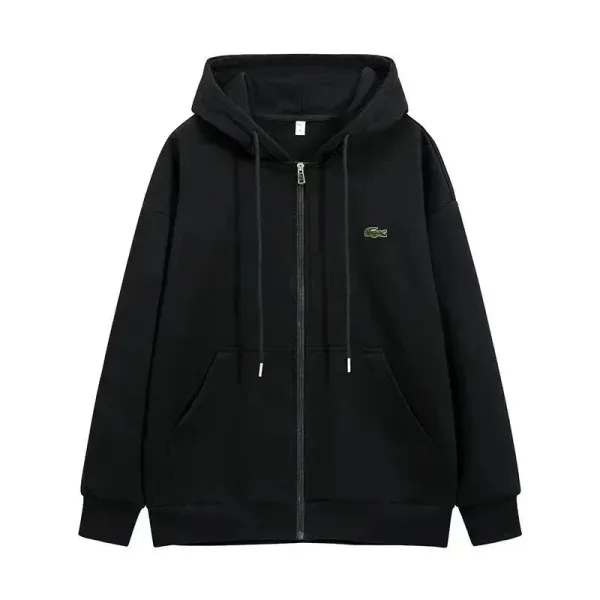 Lacoste Classic Crocodile Logo White Hoodie - 5