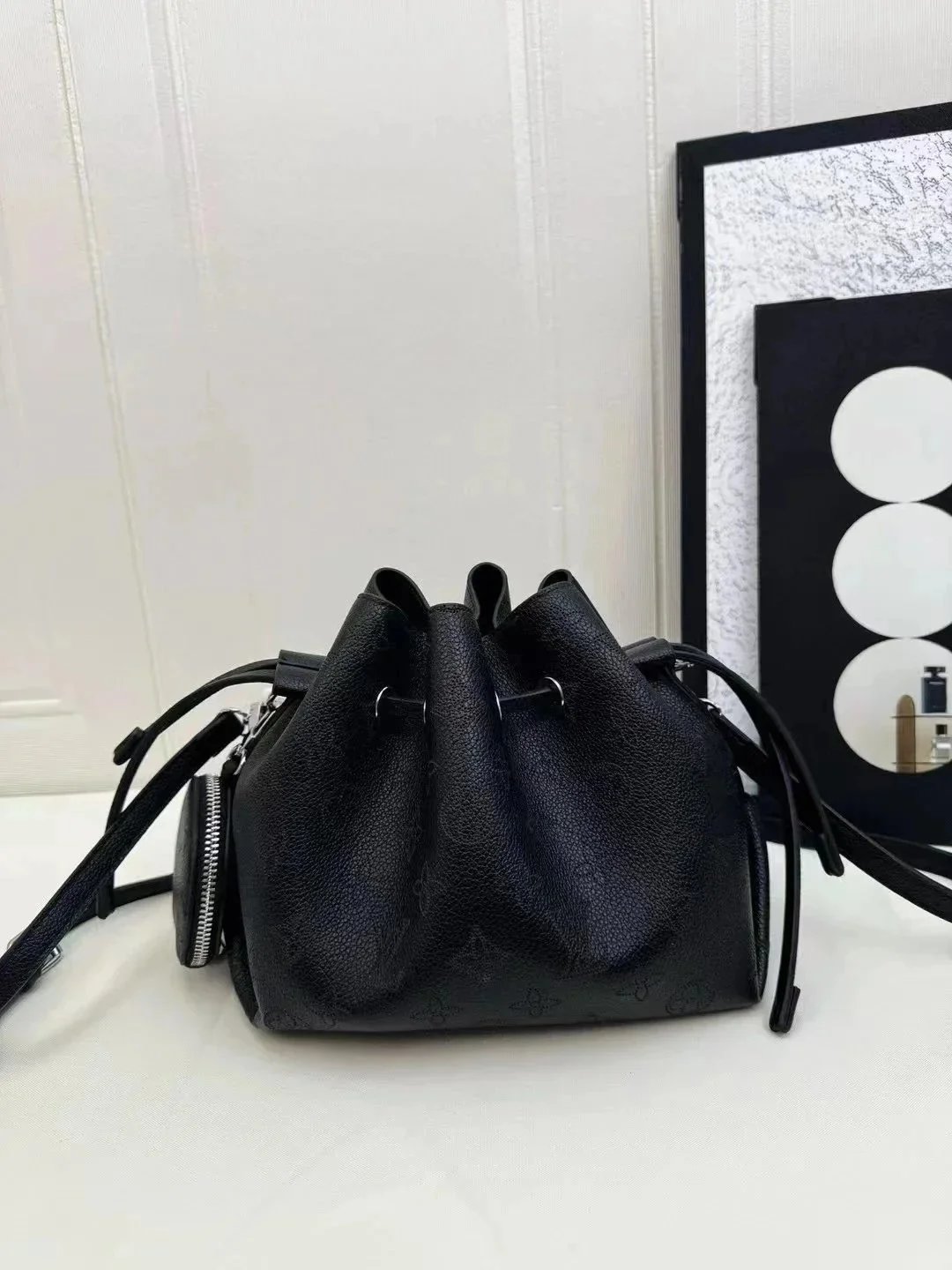 Louis Vuitton Crossbody Bags Monogram drawstring bag with braided chain strap image 8