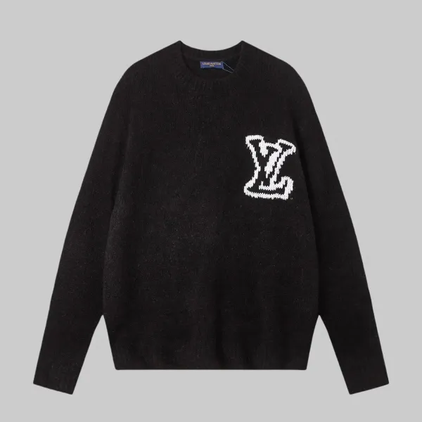 Prada Logo Knit Sweater Black - 10