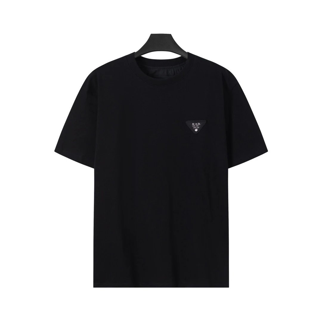 Prada Triangle Logo White T-Shirt - 25