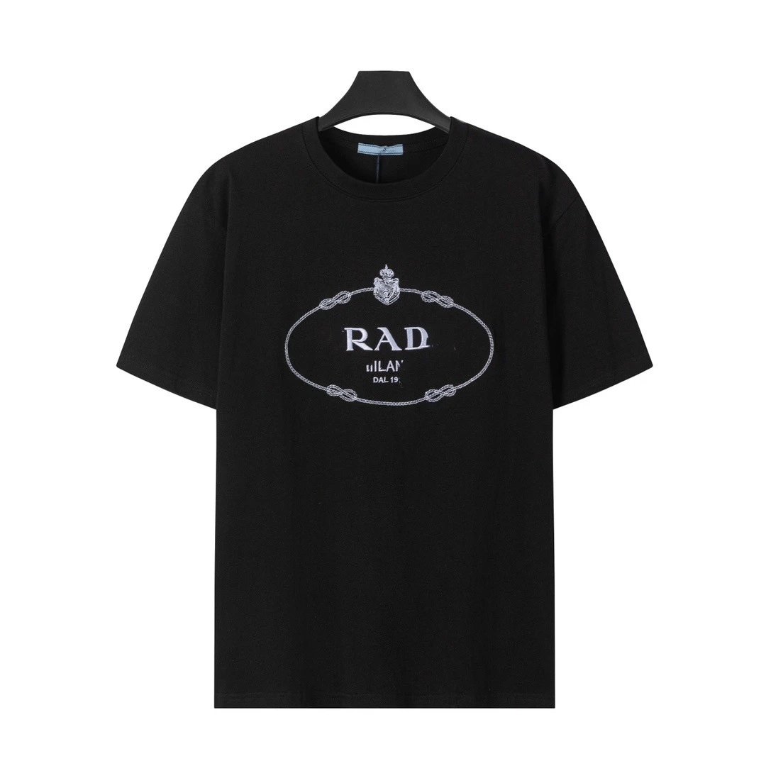 Prada Triangle Logo White T-Shirt - 41