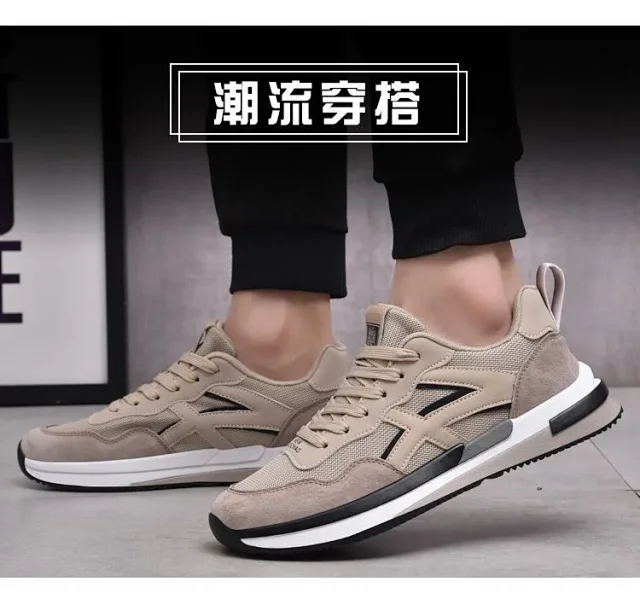 New Autumn Men's Athletic Low-Top Youth Sneakers Detail
