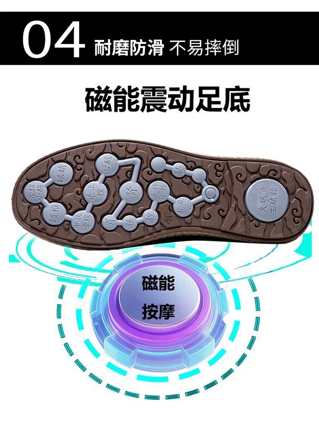 Beijing Mugwort Massage Slip-On Shoes Detail