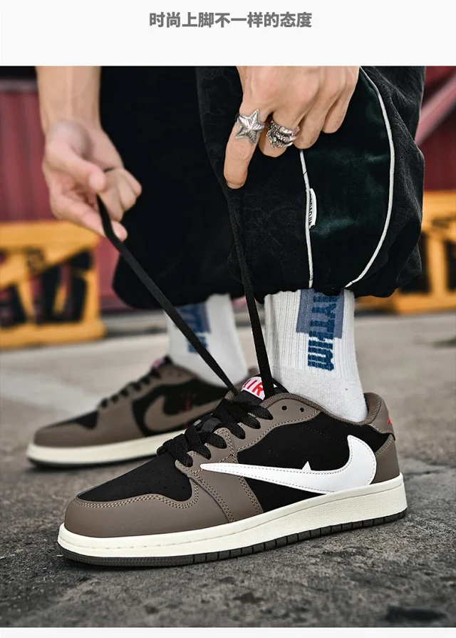 AJ Dunk Panda Unisex AF1 Lifestyle Shoe Detail