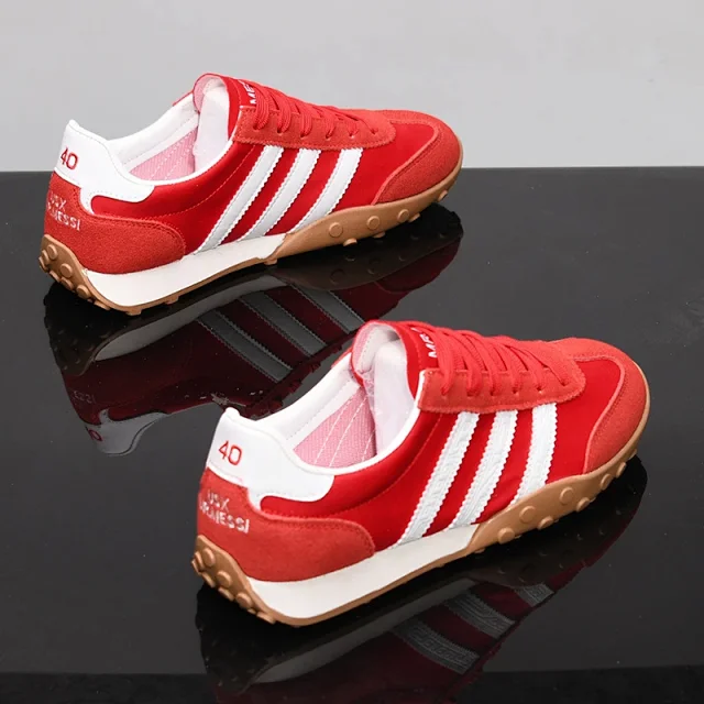 DeXun Retro Forrest Gump Platform Sneakers Detail