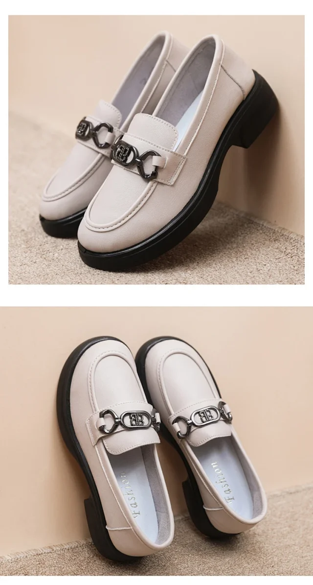 Women's 2025 Chic Euro Retro Loafers Detail
