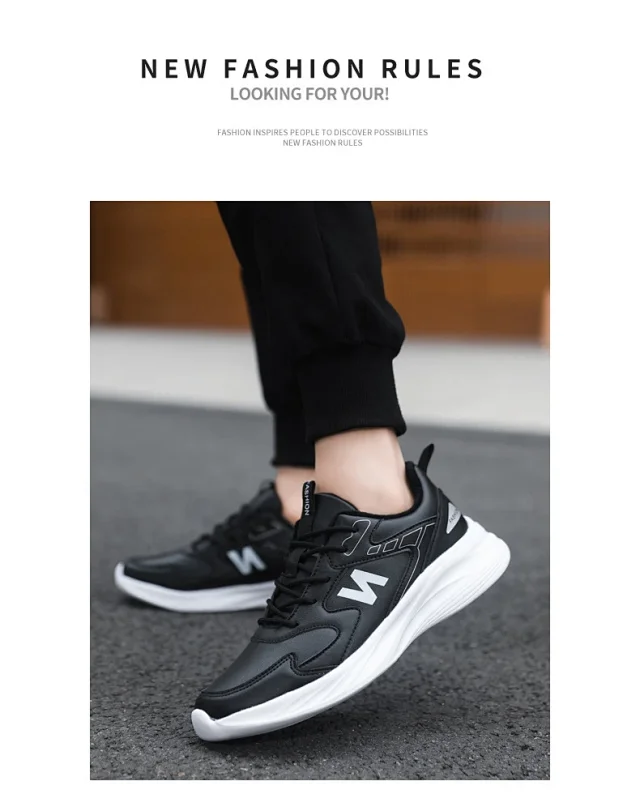 Unisex 2025 Thermal Leather Running Kicks Detail