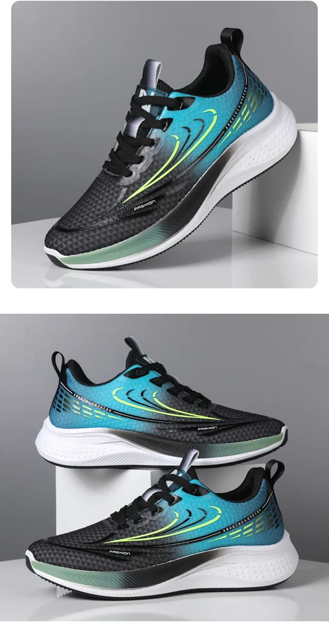 Men's Cushioned Trendy Sneakers Spring 2025 Detail