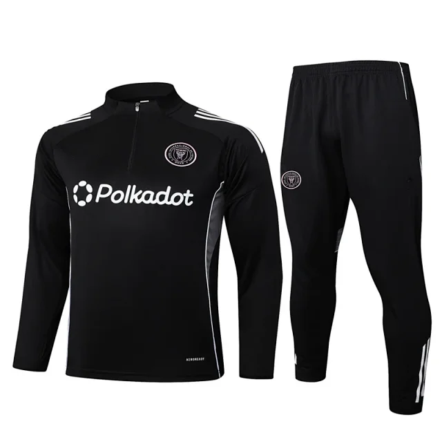 Long Sleeve Half Zip Football Training Jersey Detail