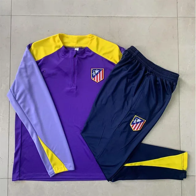 Long Sleeve Half Zip Football Training Jersey Detail