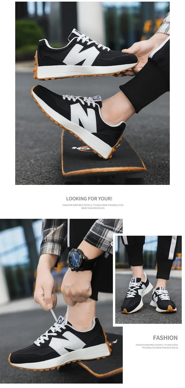 Unisex Retro Light Running Sneakers Detail