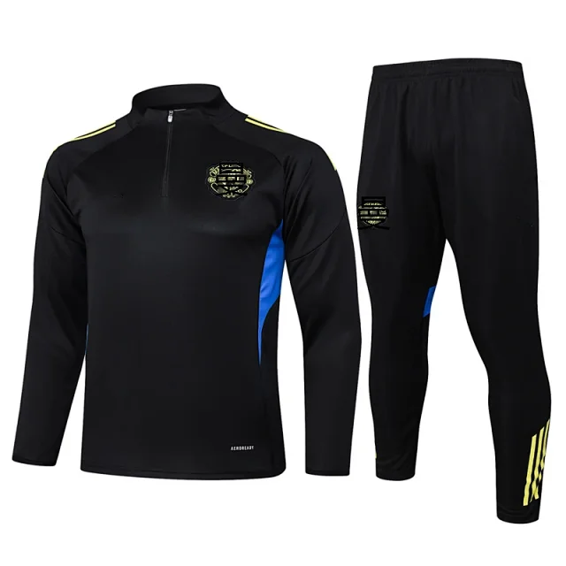 Long Sleeve Half Zip Football Training Jersey Detail
