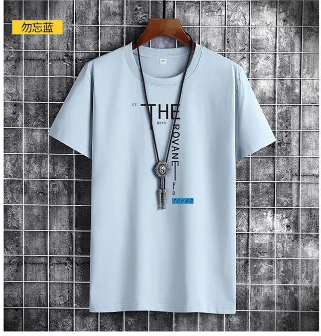 Youth Men's Summer Loose-Fit Tee Detail