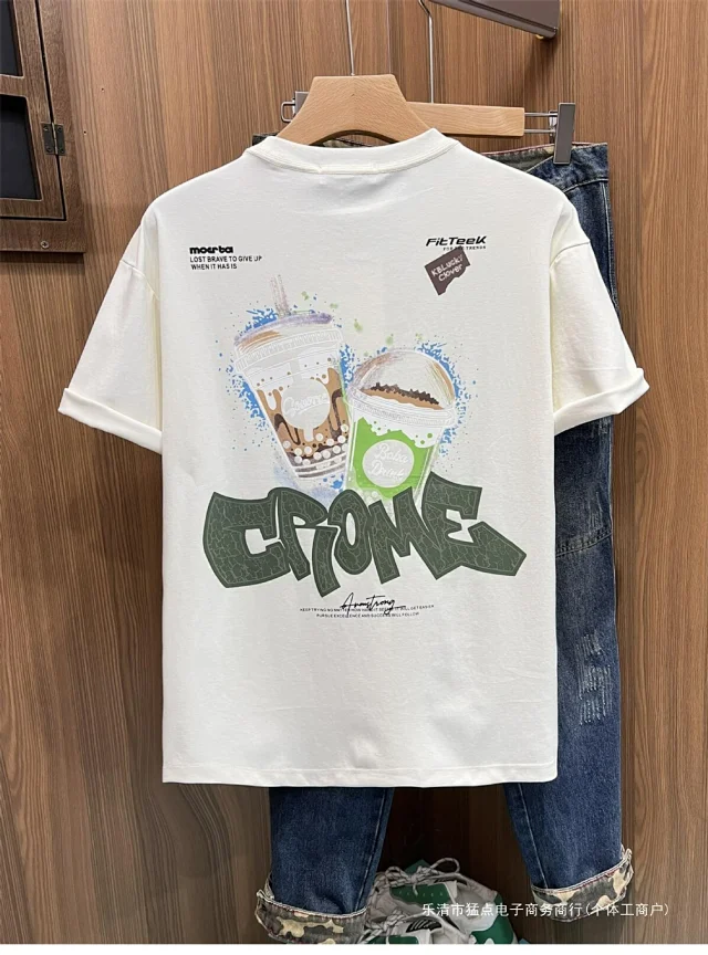 Men's Streetwear Embroidery Tee 2025 Detail