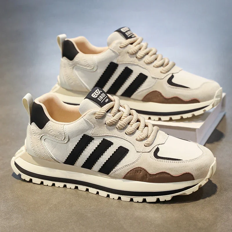 Men's Lightweight Leather Dad Shoes 2025