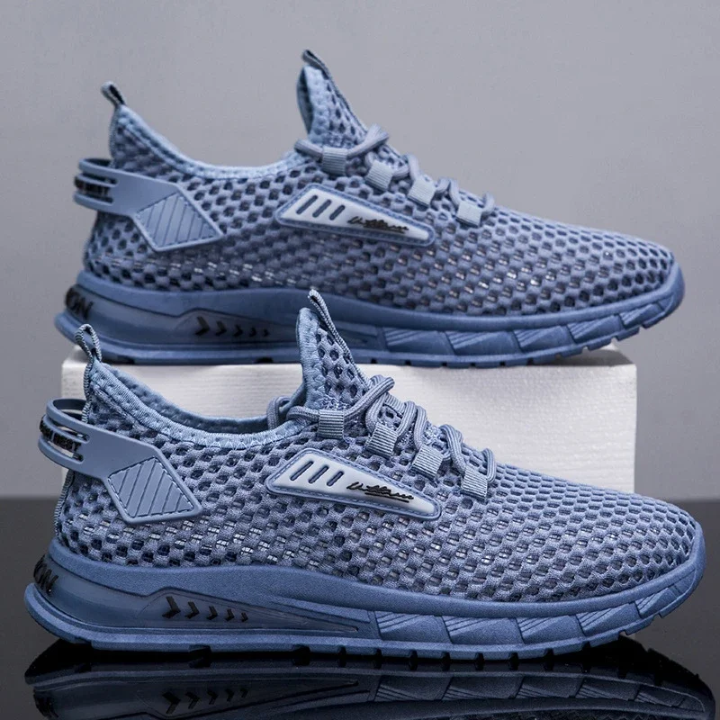 2025 Men's Breathable Mesh Casual Sneakers - Extra Wide Fit