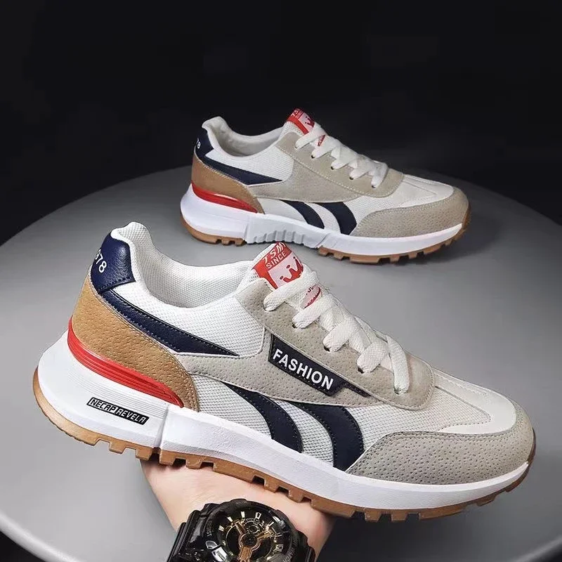 2025 K-Style Unisex Chunky White Sneakers