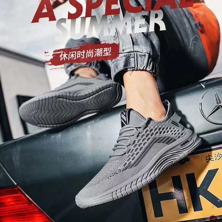 Men's New Flyknit Mesh Running Shoes