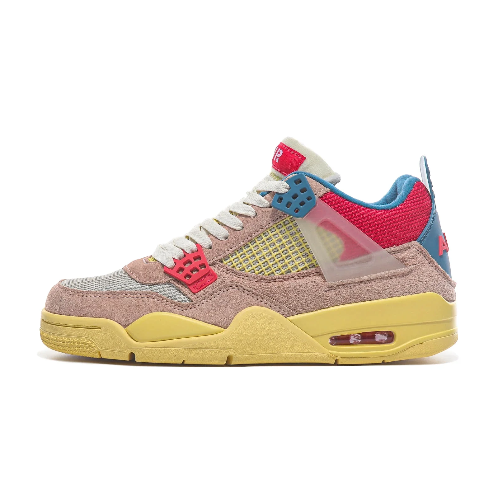 AJ4 White Cement University Blue Unisex