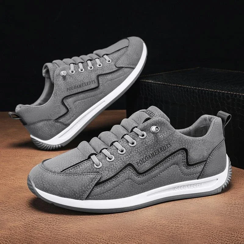 Men's 2025 PU Slip-On Comfort Air Trendy Sneakers