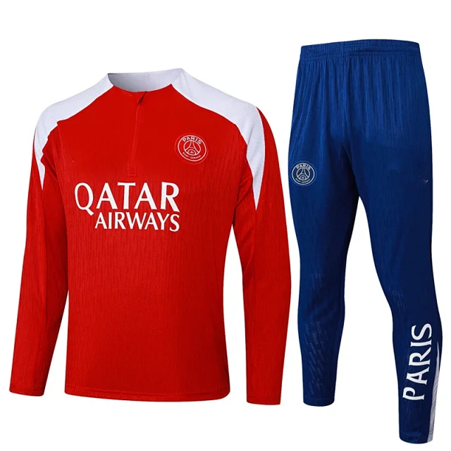Long Sleeve Half Zip Football Training Jersey Detail