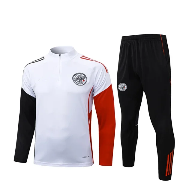Long Sleeve Half Zip Football Training Jersey Detail