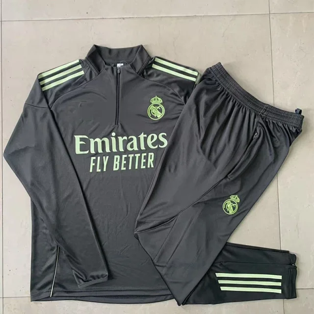 Long Sleeve Half Zip Football Training Jersey Detail